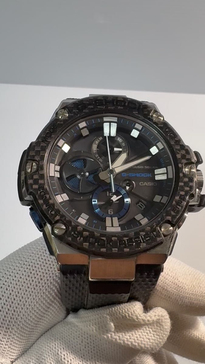格安出品!箱付・美品・CASIO・G-SHOCK・G-STEEL・GSTーB100XA・タフソーラー・Bluetooth搭載