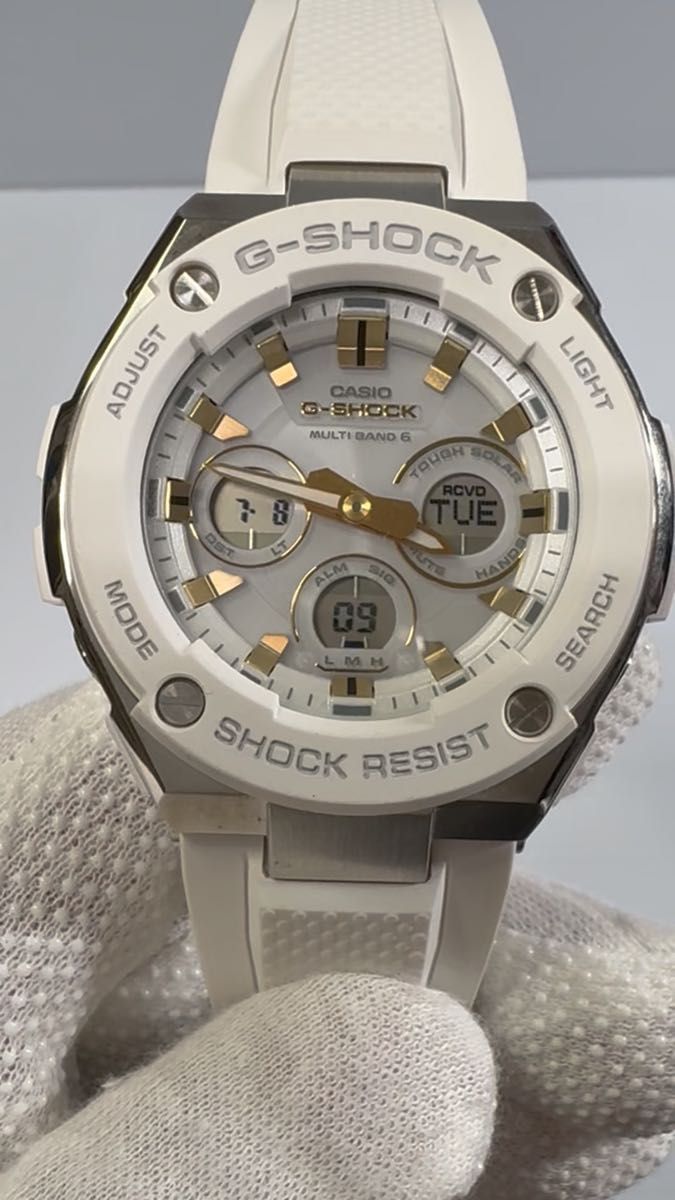 箱付・保管美品!CASIO・G-SHOCK・G-STEEL・GSTーW300-7AJF・国内正規品・電波ソーラー