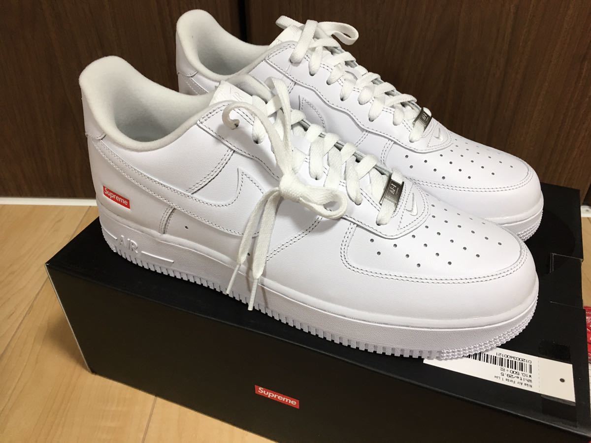 Supreme Nike AIR FORCE 1 29.5cm US11.5 White 白 AF1 ナイキ シュプリーム エアフォース1  正規オンライン 初期箱 新品未使用!!