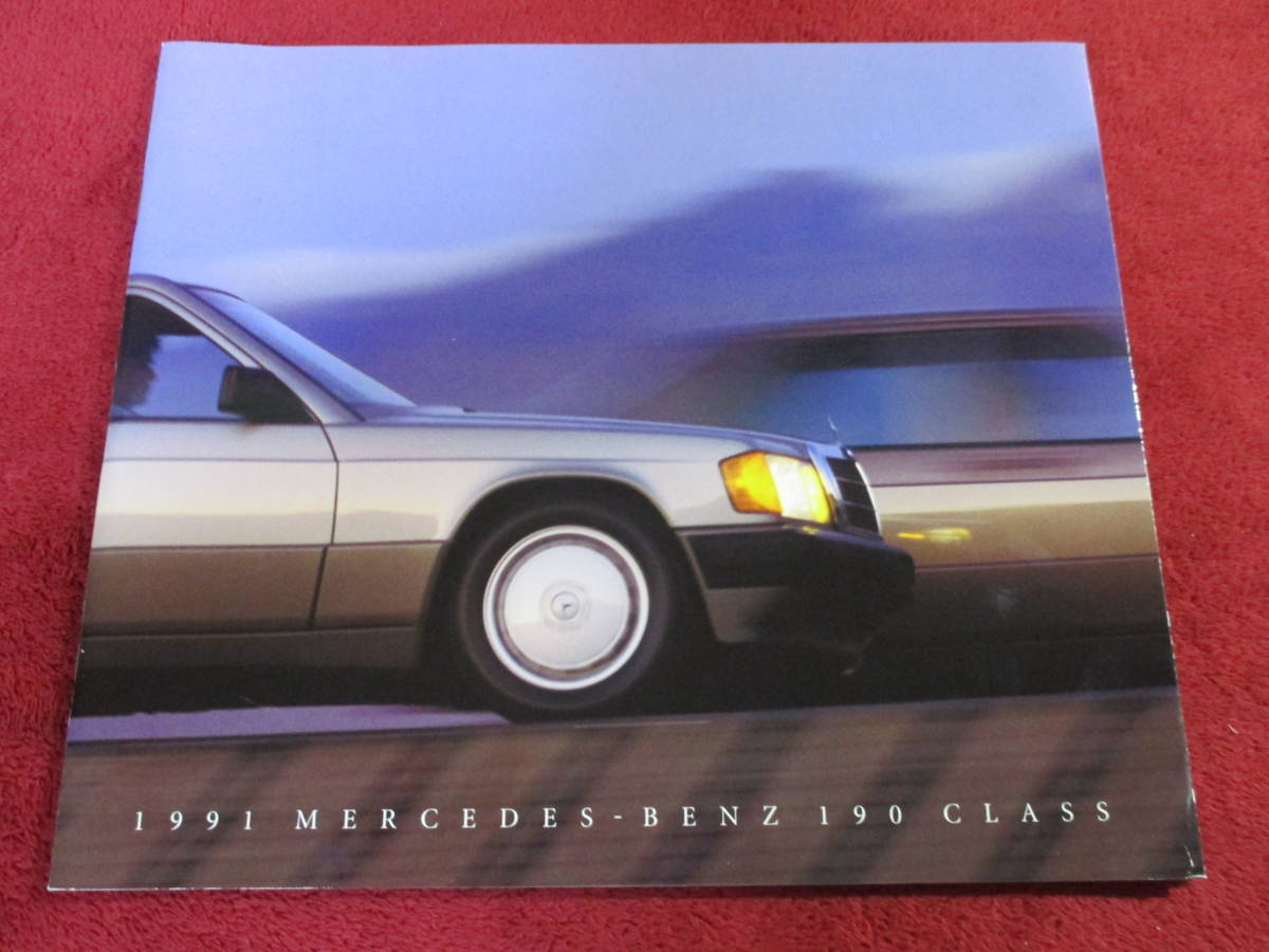 〓　MERSEDES　BENZ　左H　1991　平成3　プレスキット　元箱付　〓_画像2