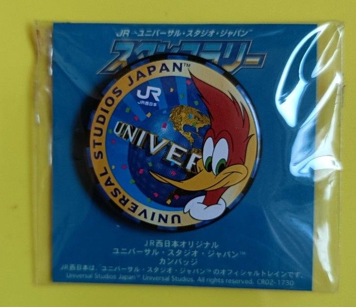 ユニバ×JR西日本コラボピンバッジ JR西日本 USJ ウッドペッカー カンバッジ|Yahoo!フリマ(旧