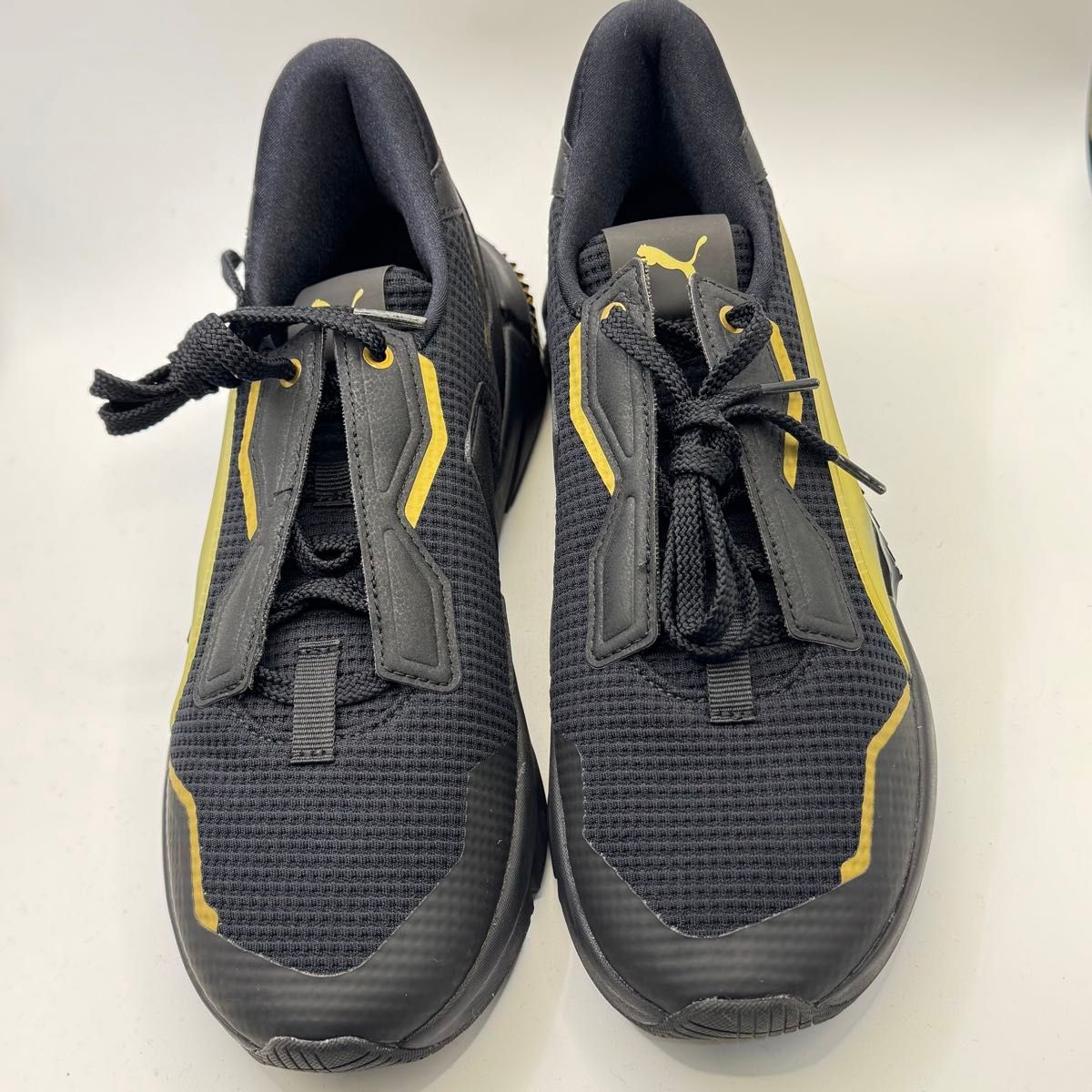 Puma Metric Lava スニーカー ブラック ライム 軽量 ランニング PUMA ランニングシューズ ブラック/ゴールド 未使用に近い