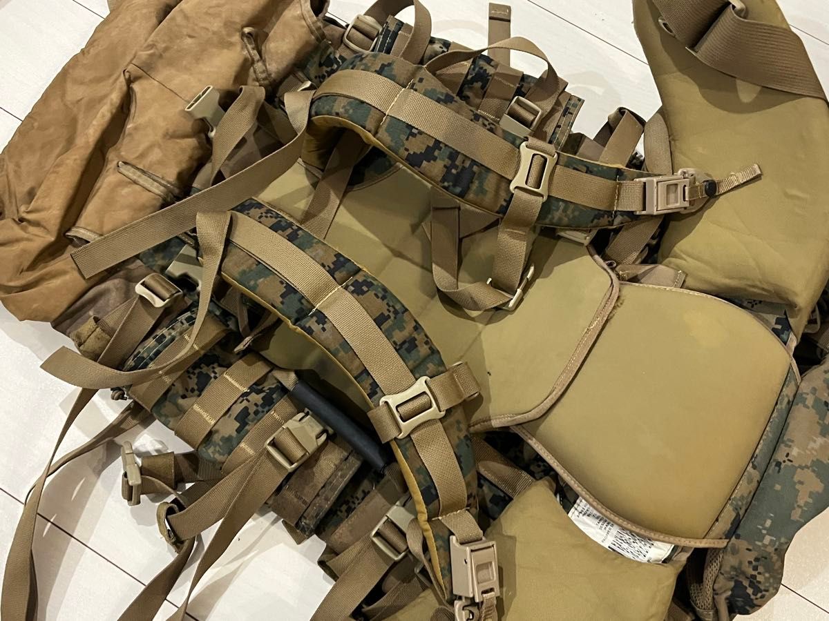 米軍 USMC ILBE アサルトバックパック ウッドランドマーパット 中古 米軍 USMC ILBE アサルトバックパック ウッドランドマーパット