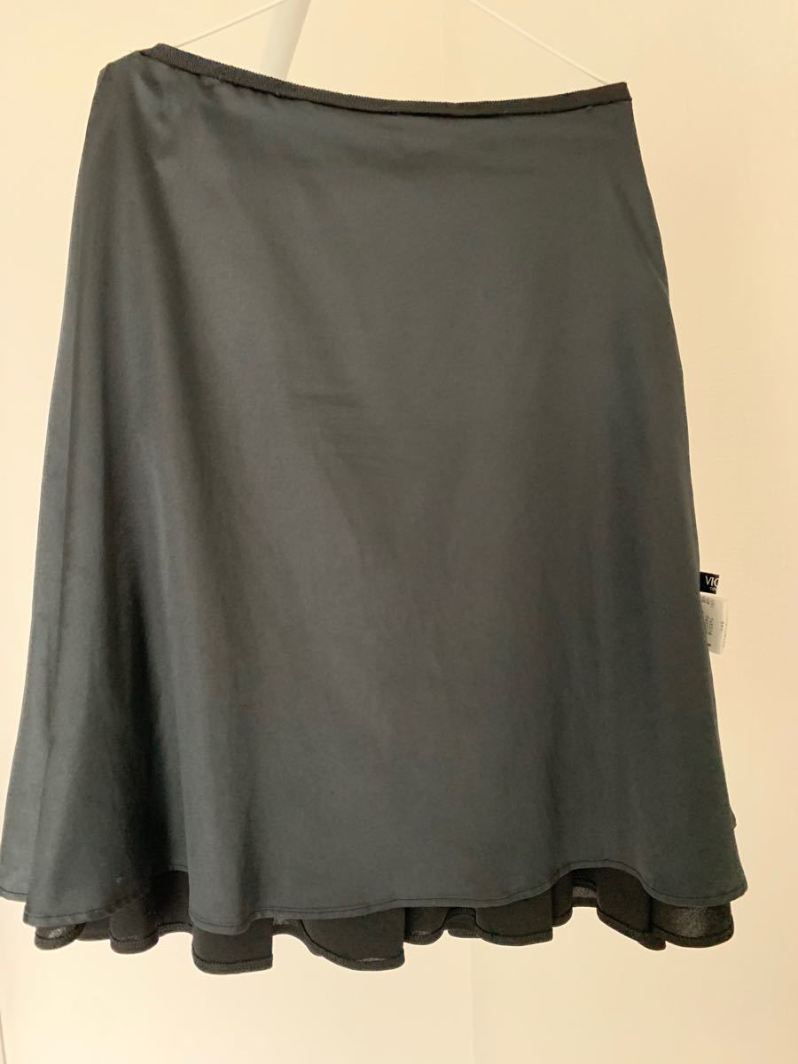 VICKY スカート サイズ1 フレア ブラック
