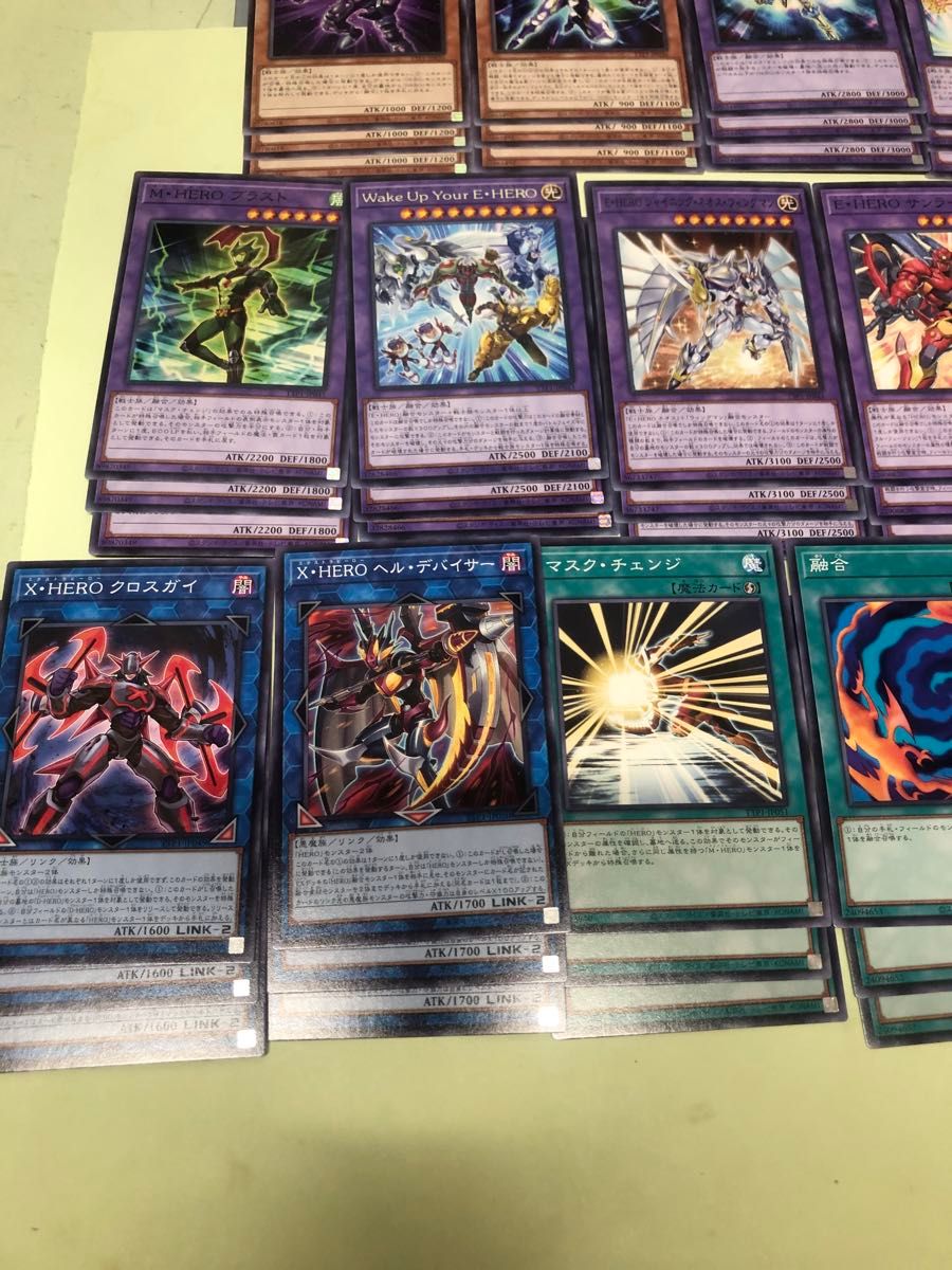 遊戯王 HERO デッキパーツ シークレット多数 遊戯王 HEROデッキ デッキパーツ 27種類51枚セット|Yahoo