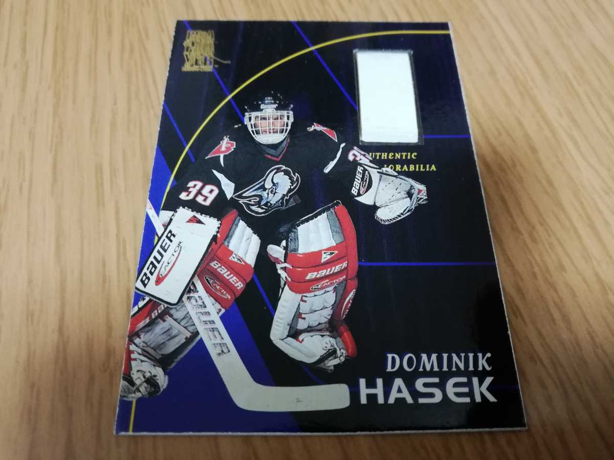NHLドミニク・ハシェック実使用スティックカード