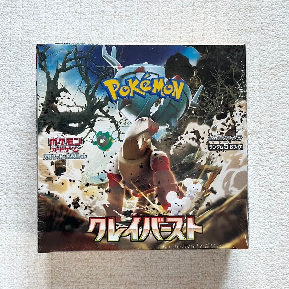 クレイバースト 1box シュリンクぺりぺりなし ① ポケモンカードゲーム クレイバースト 1BOX シュリンク付|Yahoo