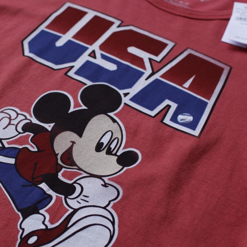 新品 ディズニー ミッキーマウス Tシャツ メンズ Mサイズ タグ付き未使用品 ユニセックス Disney USA古着 アメリカ仕入 T0696_画像1