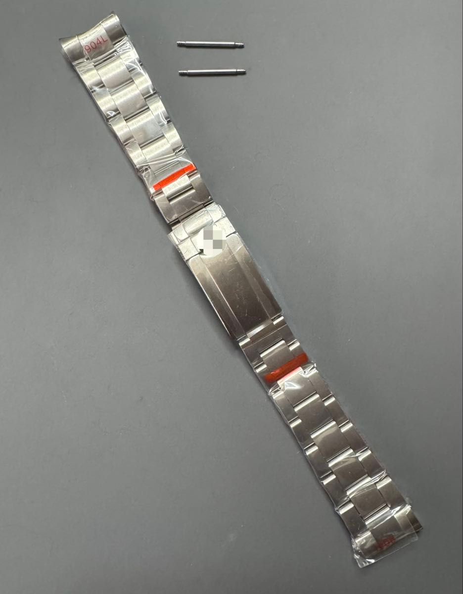 シルバー925 腕時計ベルト ラグ幅20m m 腕時計パーツ オイスターベルト シルバー マット ラグ幅20mm