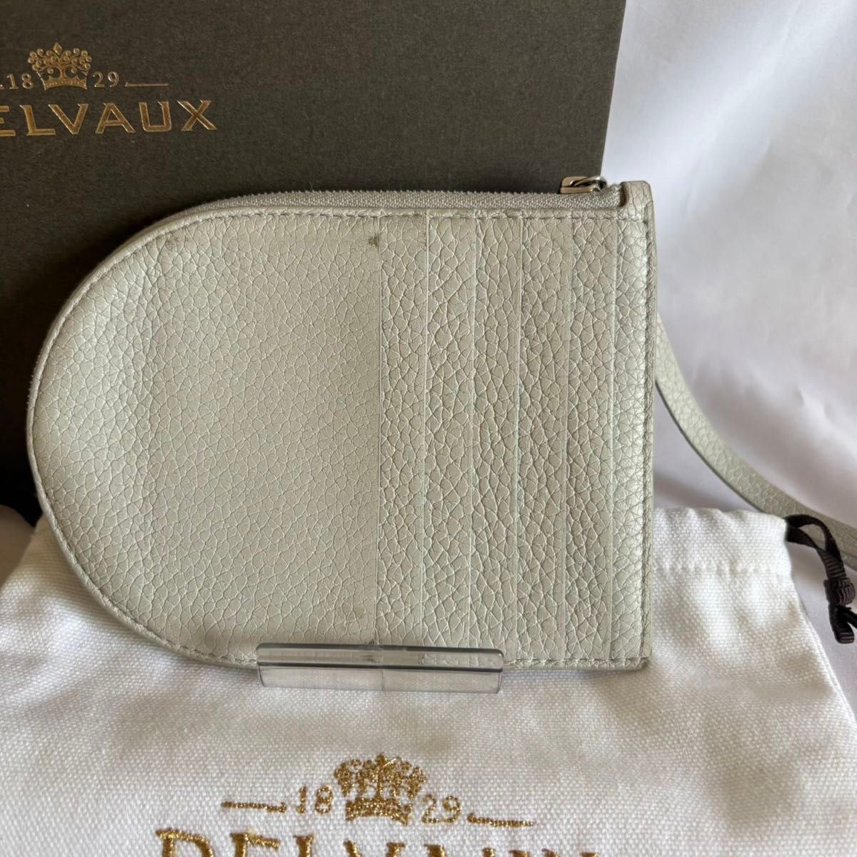 【直営店買付】 DELVAUX デルヴォー フラグメントケース レザー 人気】デルヴォーDELVAUX パンDマルチファンクション 財布