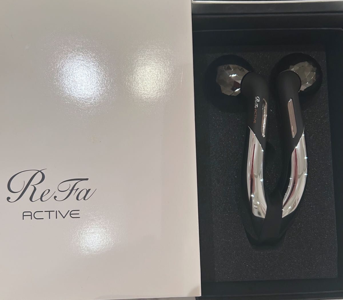 Rifa Active 美品 美品ReFa ACTIVE リファアクティブ美顔器 ローラーブラック