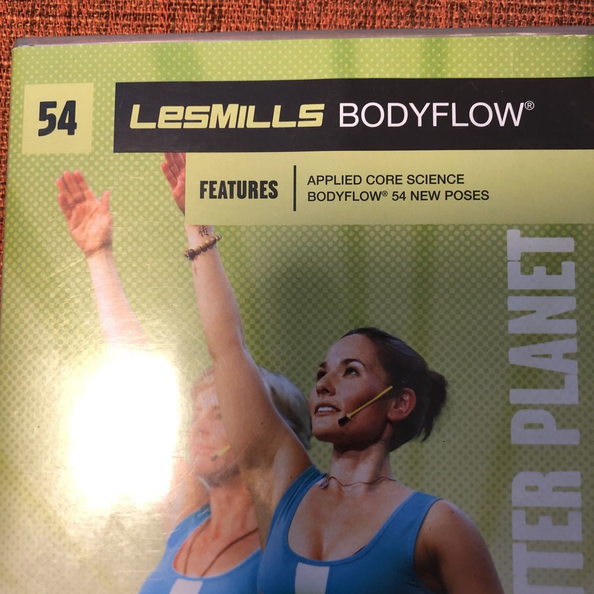 54★レスミルズ★Lesmills★DVD★CD★中古品★BodyFlow★ボディバランス54★英語コレオノート★箱に傷有★汚れあり★再生確認済★3点セット_画像2