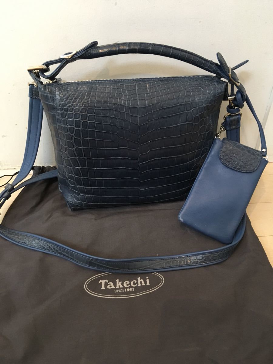 TAKECHI BAG 2way ショルダーバッグ クロコダイル Yahoo!フリマ（旧）-