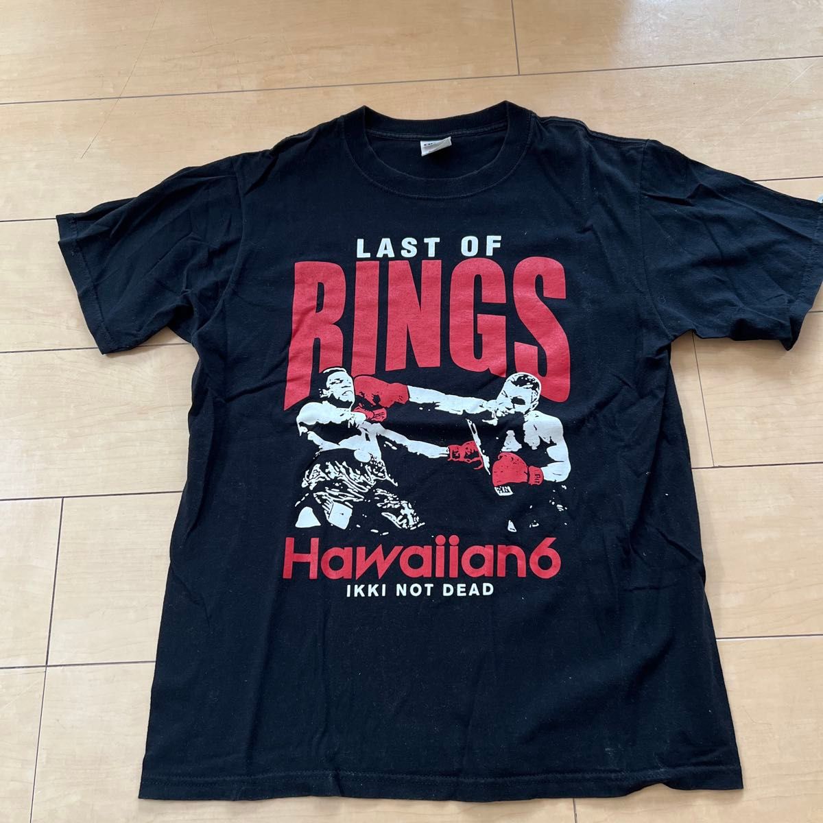 Hawaiian6 IKKI NOT DEAD Tシャツ サイン入り LAST OF RINGS Hawaiian6 IKKI NOT DEAD Tシャツ 黒|Yahoo