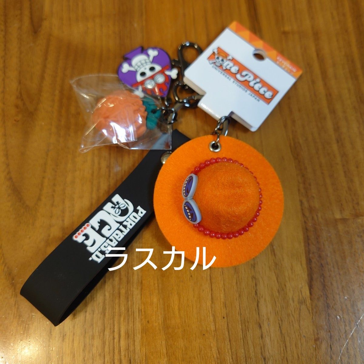 USJ ユニバ ONE PIECE ワンピース エース ハット キーチェーン