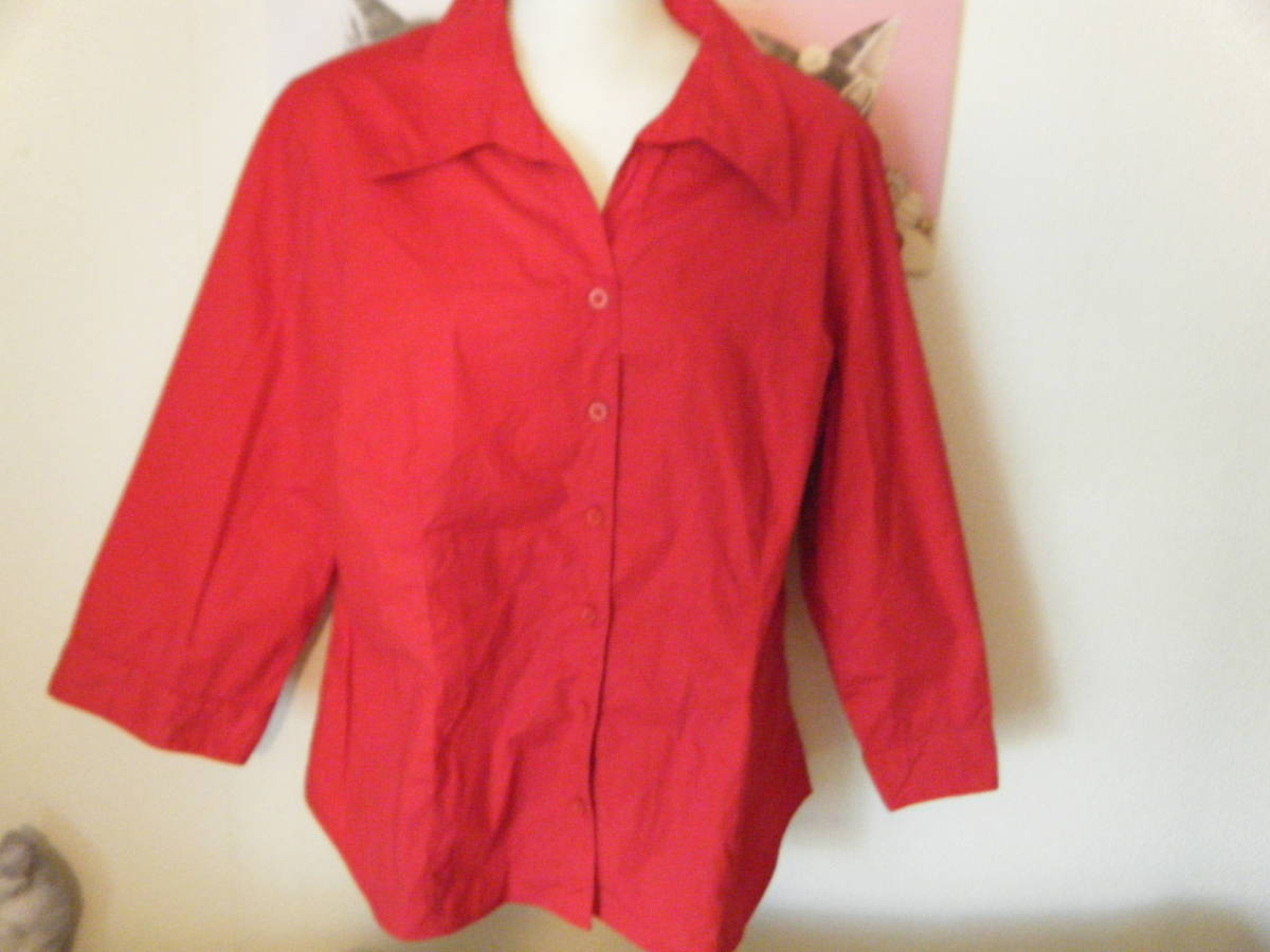 JIFFY-POT 赤いシャツ～大きいサイズの方にも・・・_画像1
