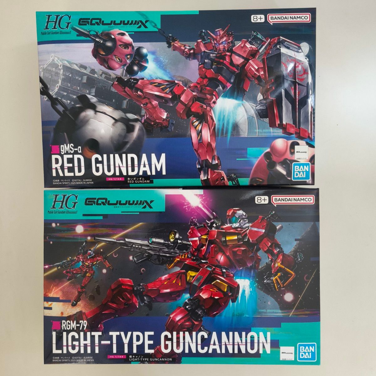 【まとめ買い500円引き】HG 軽キャノン & 赤いガンダム 新品未開封】hg 赤いガンダム 軽キャノン セット 箱イタミあり