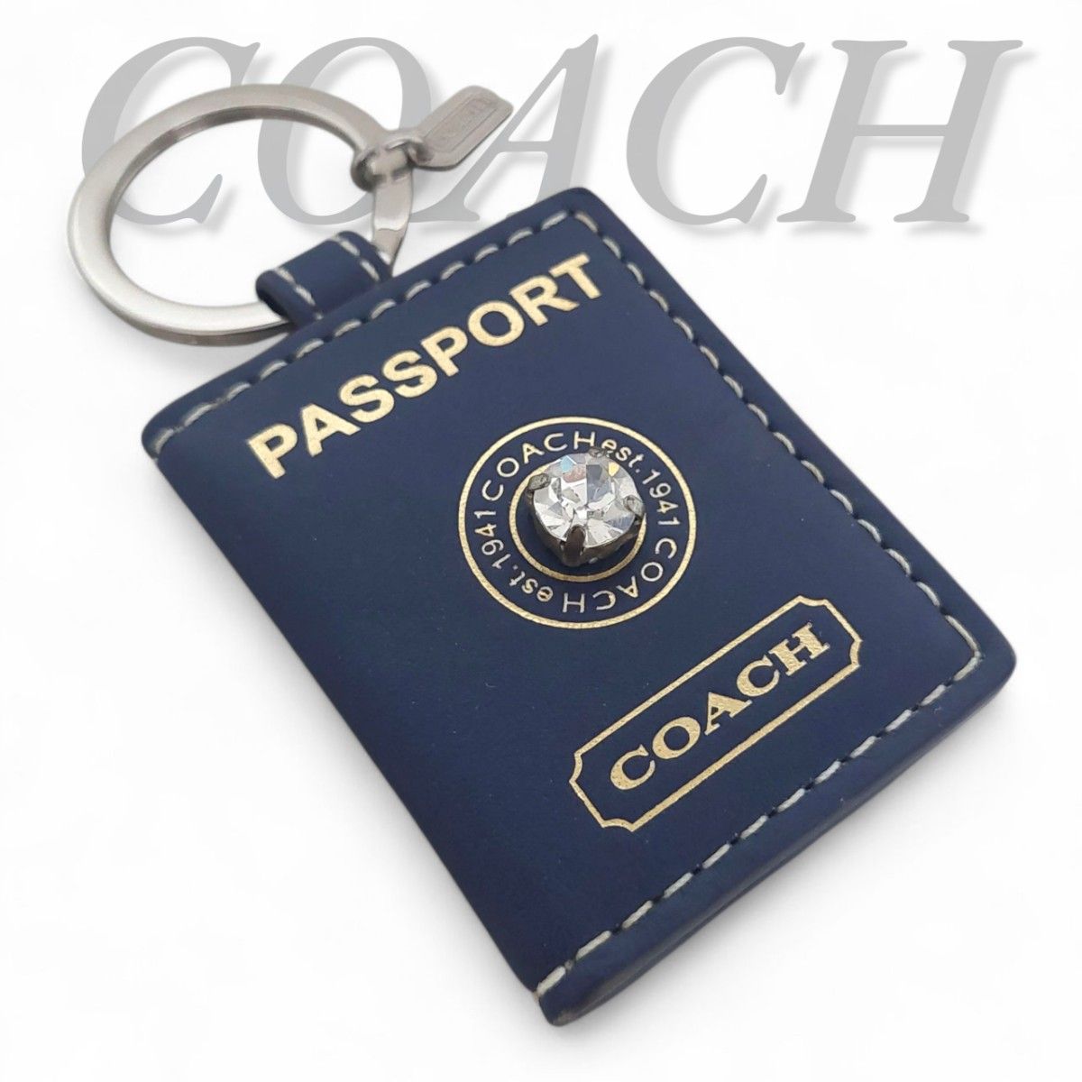 【新品未使用】COACH コーチ キーホルダー キーリング レア 希少 美品 COACH コーチ キーホルダー キーリング バッグチャーム