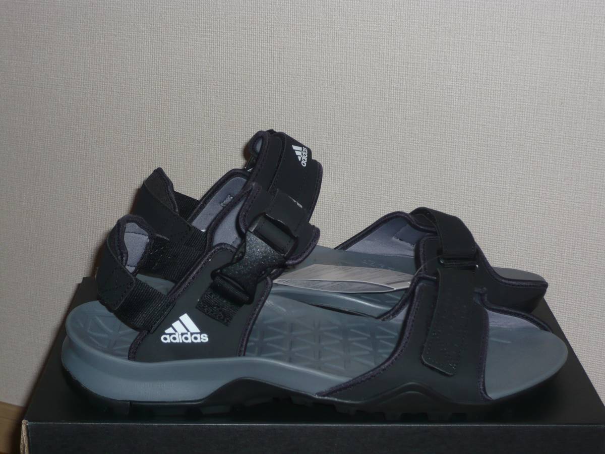 1★★★★即決!新品 adidas アディダス ストラップサンダル CYPREX ULTRA SANDAL II グレー 黒 US12.0 30.5cm