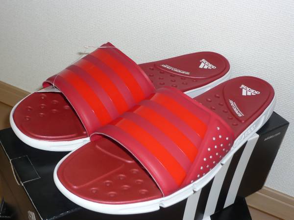 3★★★★即決！新品 adidas/アディダス CC Revo 3 Slide 赤 US18-36.5cm