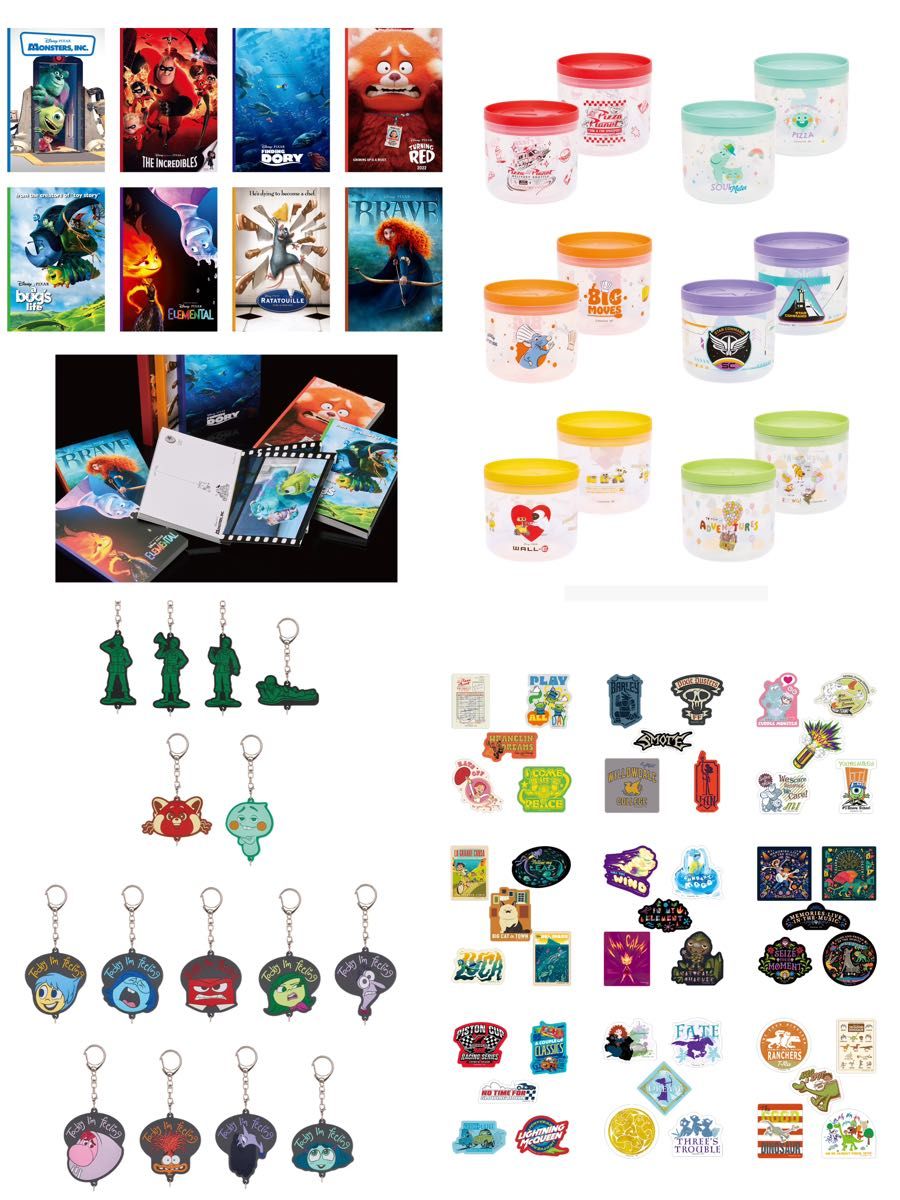 ピクサーHappyくじ マグネット全種類 Happyくじ ハッピーくじ PIXAR ピクサー 2025 全種コンプセット