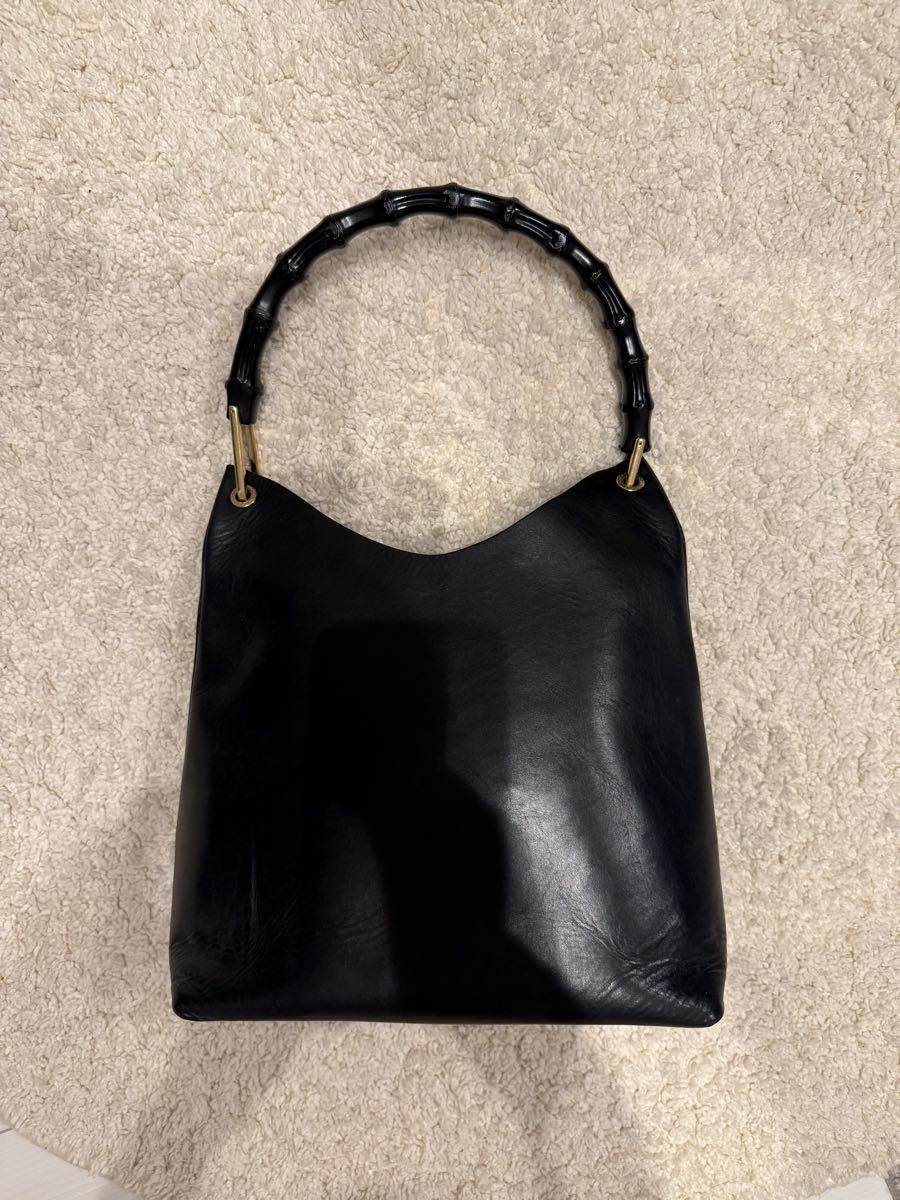 美品☆ グッチ バンブー ハンドバッグ カンデンスキー スウェード レザー 美品 GUCCI バンブー ハンドバッグ ブラック レザー|Yahoo