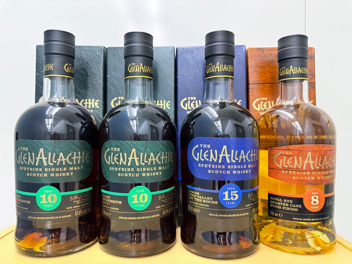 グレンアラヒー4本セット 旧ボトル 完売品 15年 10年 バッチ6 バッチ7 グレンアラヒー4本セット 旧ボトル 完売品 15年 10年 バッチ6