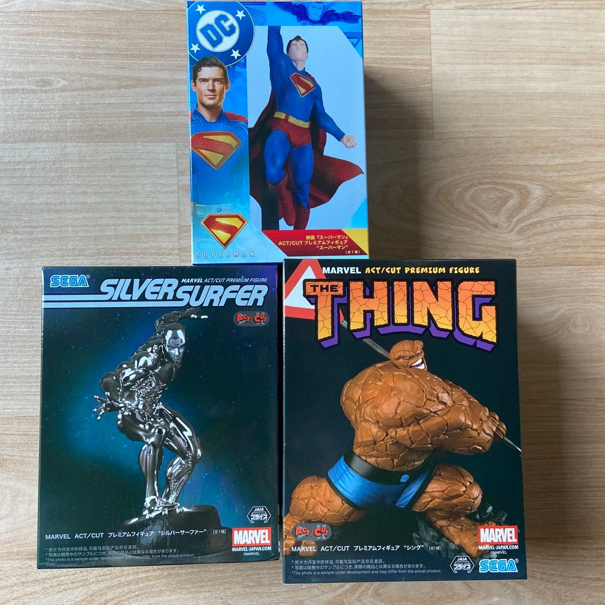 MARVEL ACT/CUT プレミアムフィギュア 6点セット 新品未開封 未開封 DC MARVEL ACT/CUT プレミアムフィギュア スーパーマン