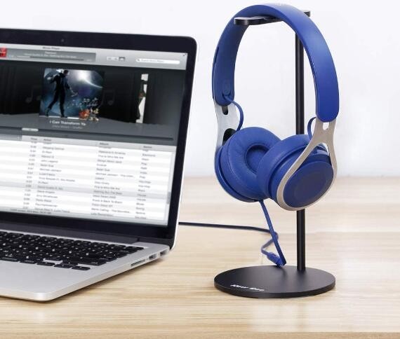  desk headphone stand stylish aluminium made headphone hanger headphone holder headset hanger storage 