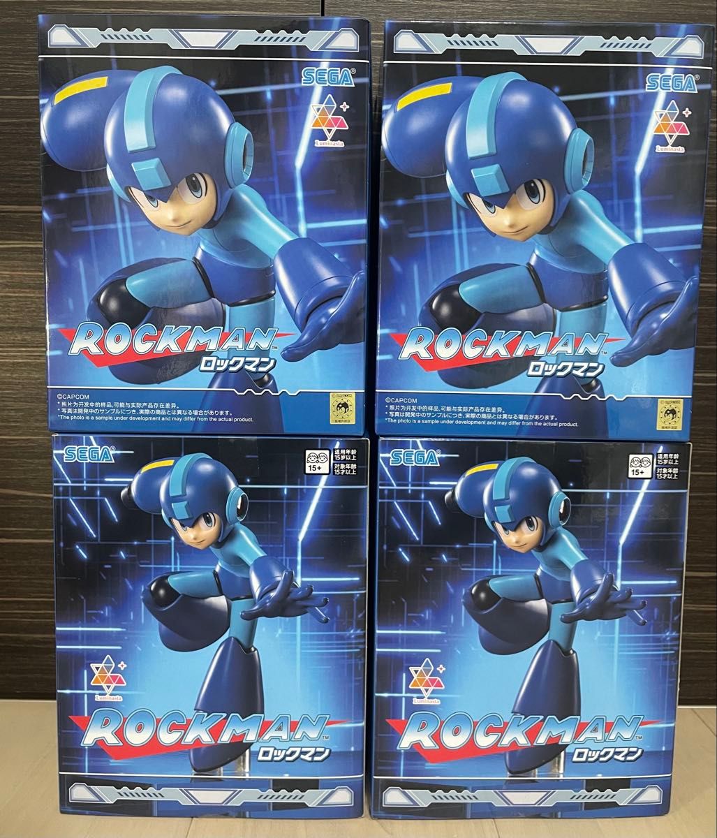 ROCKMAN Luminasta フィギュア ロックマン 4体セット 新品未開封】ロックマン Luminasta フィギュア ROCKMAN 4体