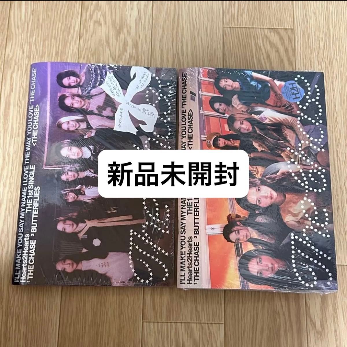 hearts2hearts 新品未開封 アルバム 15枚 Hearts2Hearts The Chase Photo Book ver アルバム 2種セット