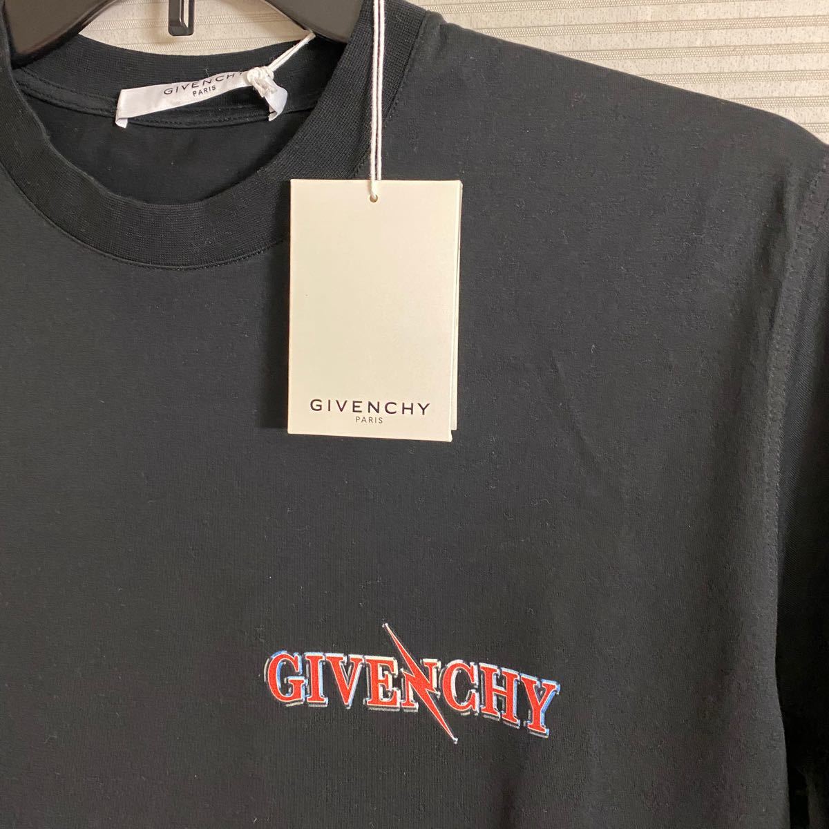 新品 本物 正規品 GIVENCHY ジバンシー メンズ Tシャツ ロゴ 黒