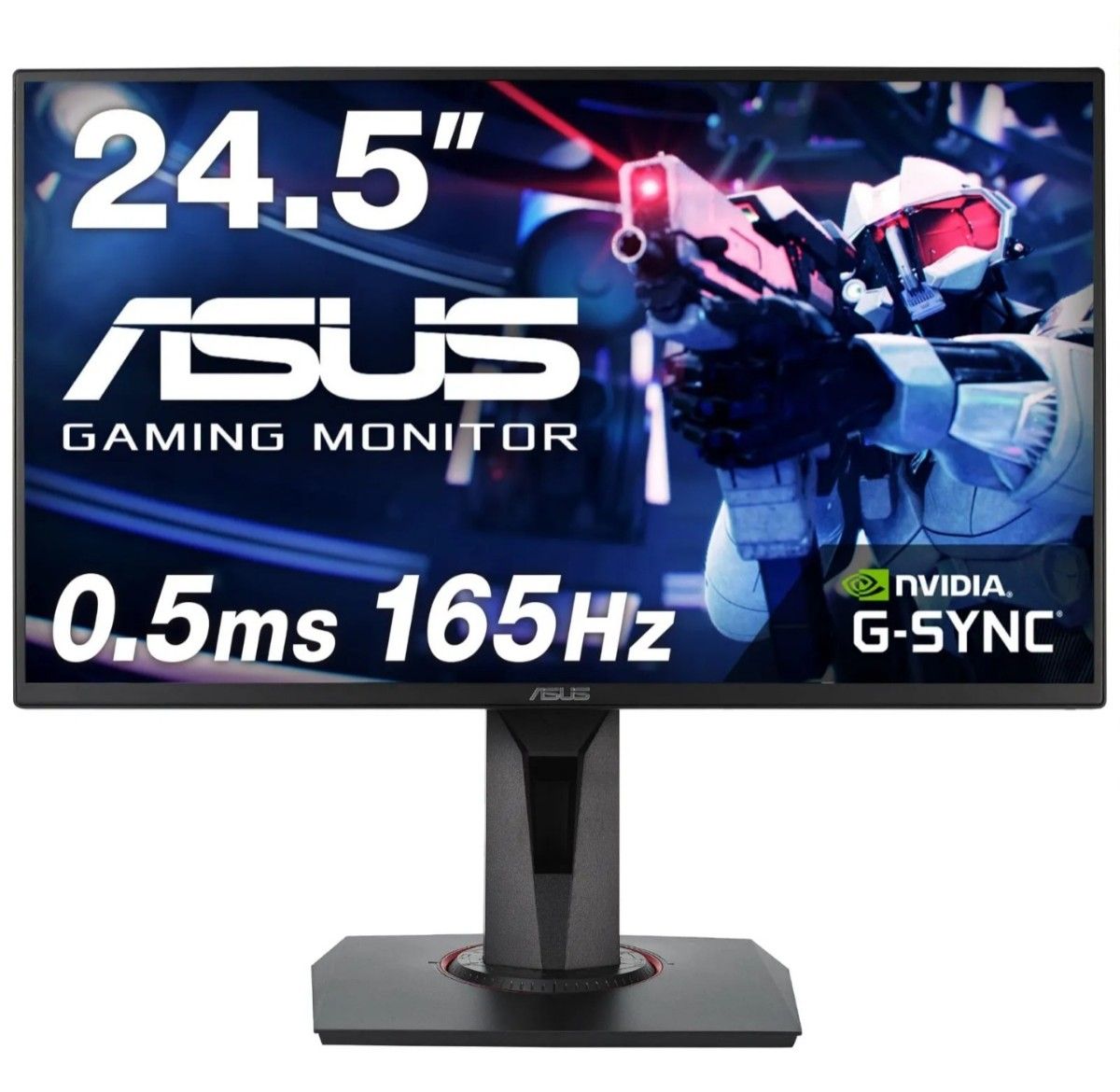 モニターASUS24.5インチゲーミングモニターVG258中古品 美品 ASUS VG258QR ゲーミングモニター 165Hz 24 5インチ|Yahoo