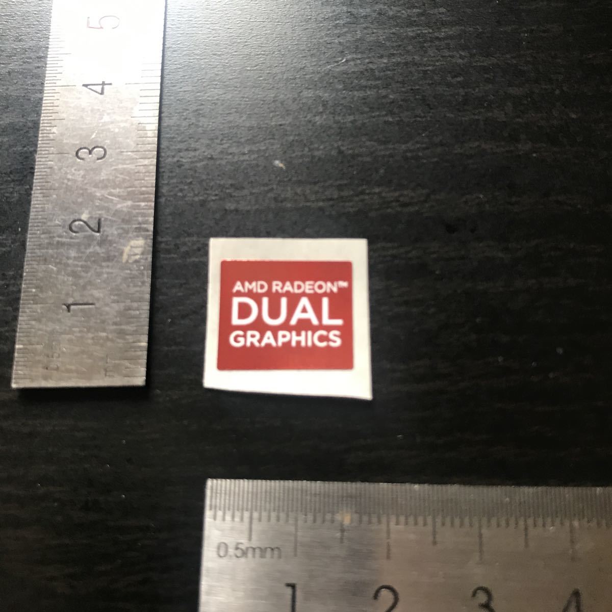 AMD RADEON DUAL graphics personal computer emblem seal @1840