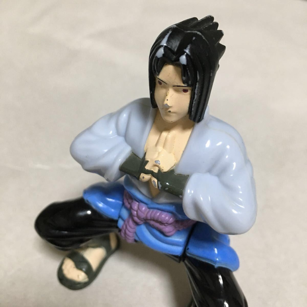 Paypayフリマ ハッピーセット おもちゃ Naruto うちはサスケ チャクラ宙返り 中古