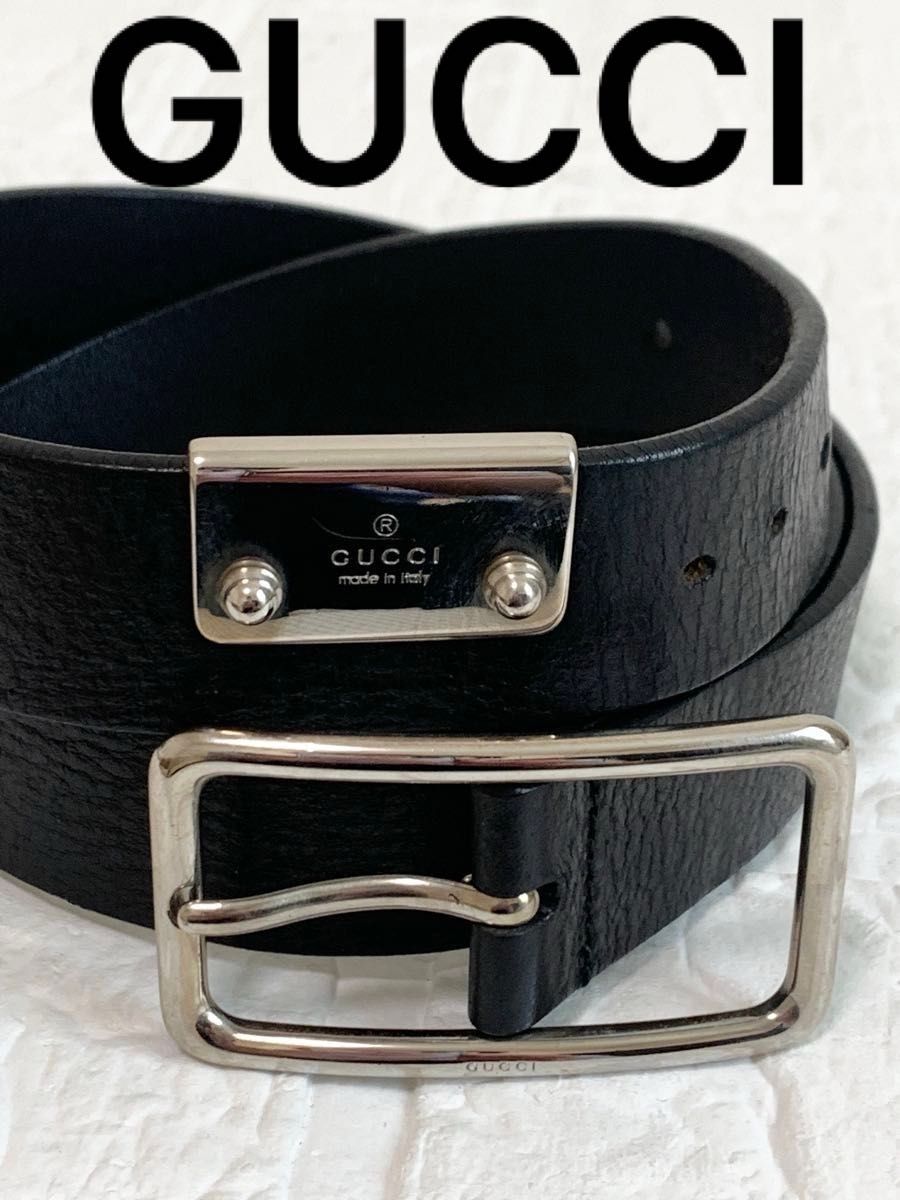GUCCI Gバックル グッチ ベルト エナメル シルバーブラック GUCCI グッチ ベルト ブラック シルバー|Yahoo!フリマ(旧