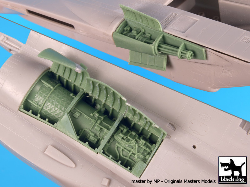 1/72　Blackdog　72074　McDonnell F-15C Eagle cannon and engines (ハセガワ用）_画像2