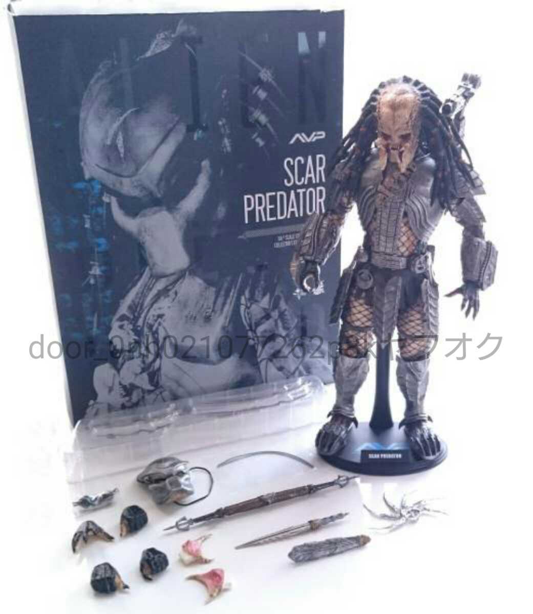 HOTTOYS AVP ALIENvsPREDATOR SCAR PREDATOR エイリアンvsプレデター スカープレデター 1/6 アクションフィギュア