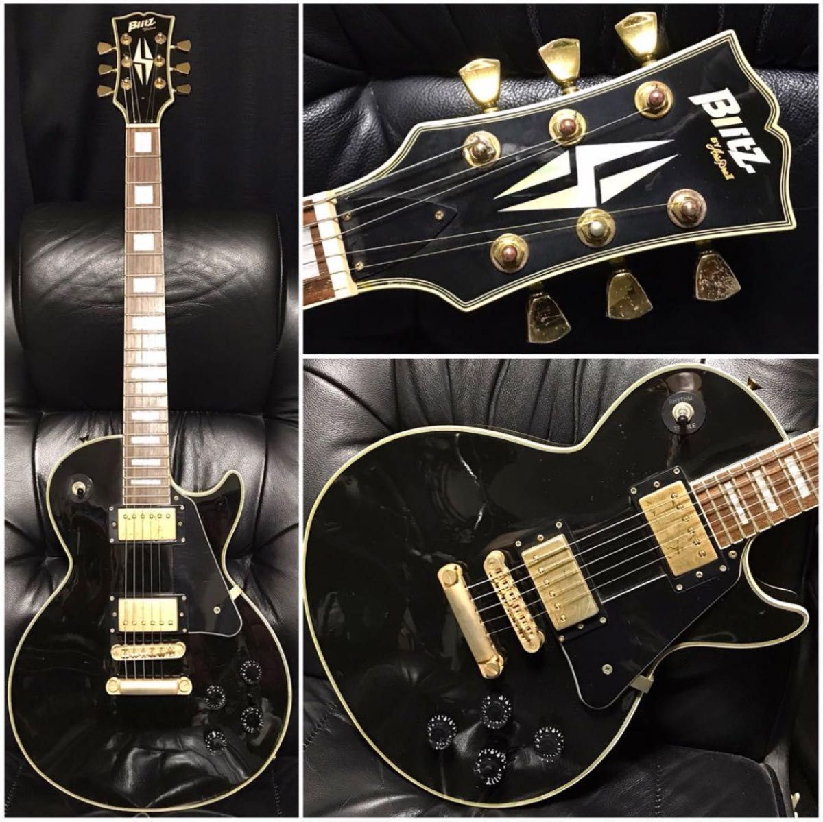 Aria Pro Ⅱ BLITZ BLP-CST /LH レスポールカスタム Aria Pro Ⅱ BLITZ BLP-CST /LH レスポールカスタムエレキギター