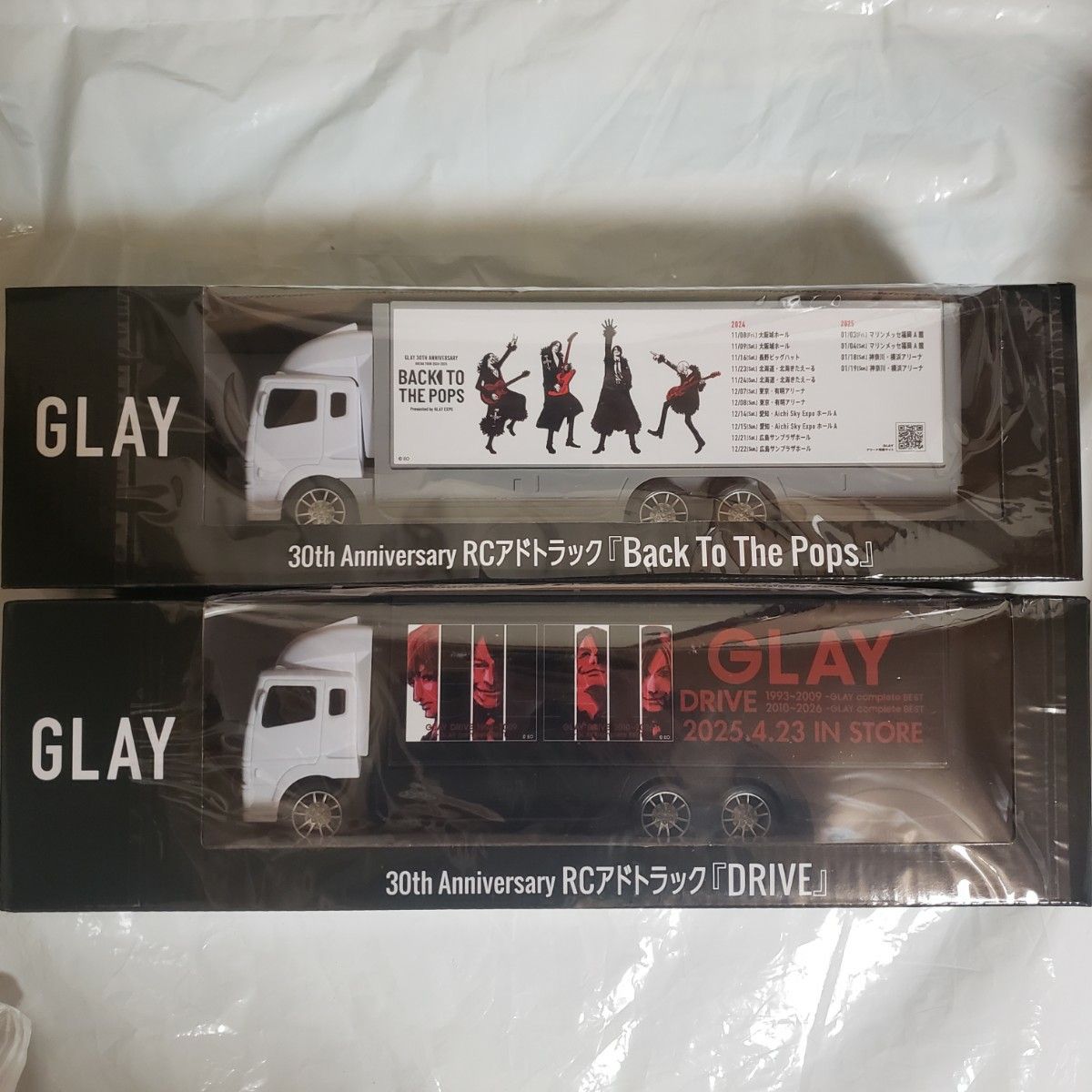 GLAY GIGO アドトラック2種セット&HMVステッカー付 2種セット glay RCアドトラック gigo限定|Yahoo!フリマ(旧