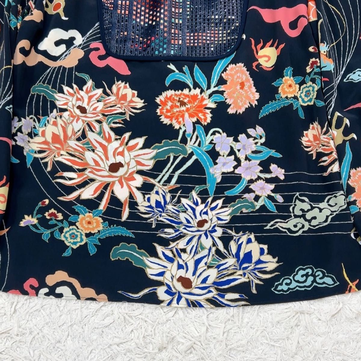 ヴィヴィアン トップス 総柄 希少 VIVIENNE TAM ヴィヴィアンタム セットアップ カットソー