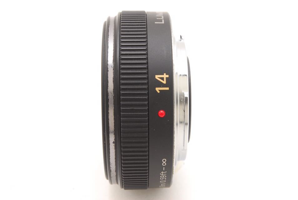 Panasonic LUMIX G 14mm F2.5 ASPH. H-H014 ブラック 動作も写りもOKです。概ねキレイです。前後キャップ付きです。_画像6
