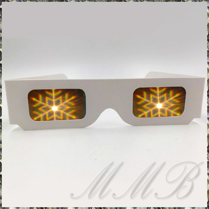 Rainbow Prism 3d Glasses ночь . очки роман шик illumination стакан очки фейерверк очки ( снег. кристалл SNOWFRAKE) [ бесплатная доставка ]