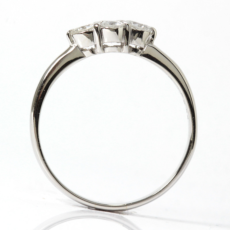 Pt900 天然 ダイヤモンド リング 0.50ct 15号 プラチナ 指輪 14135