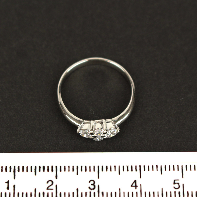 Pt900 天然 ダイヤモンド リング 0.50ct 15号 プラチナ 指輪 14135