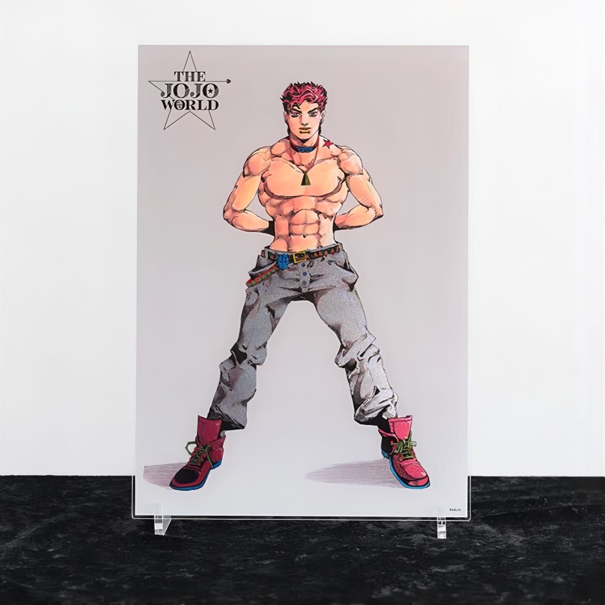 ジョジョワールド THE JOJO WORLD アクリルアートパネル 東方仗助 ジョジョワールド THE JOJO WORLD アクリルアートパネル
