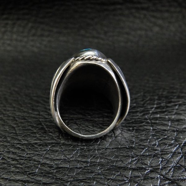 インディアンジュエリー STERLING ターコイズシルバーリング(21号