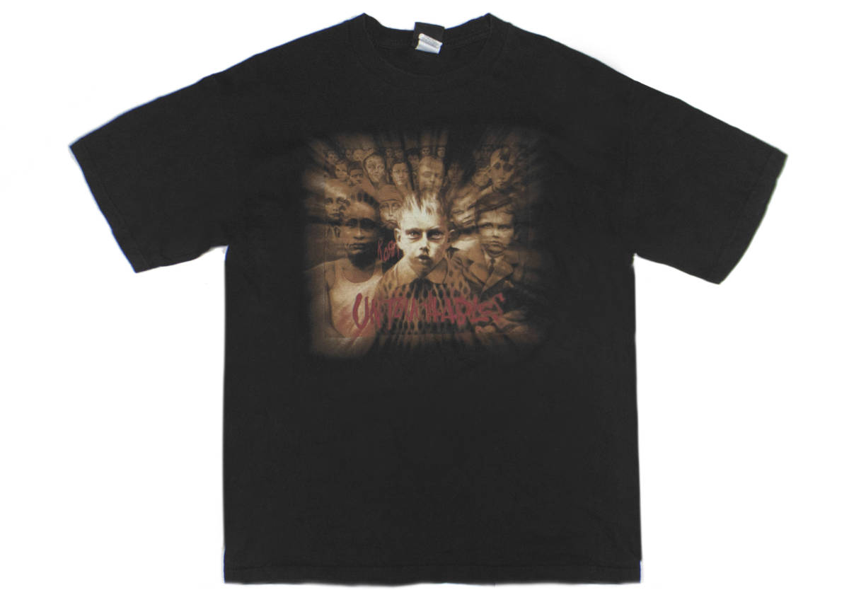 価格は安く デッドストック! DEFTONES DOWN A OF SYSTEM SLIPKNOT GODSMACK UNDER FEET SIX BIZKIT LIMP Tシャツ ツアー 『UNTOUCHABLES』 KORN 2002 Tシャツ