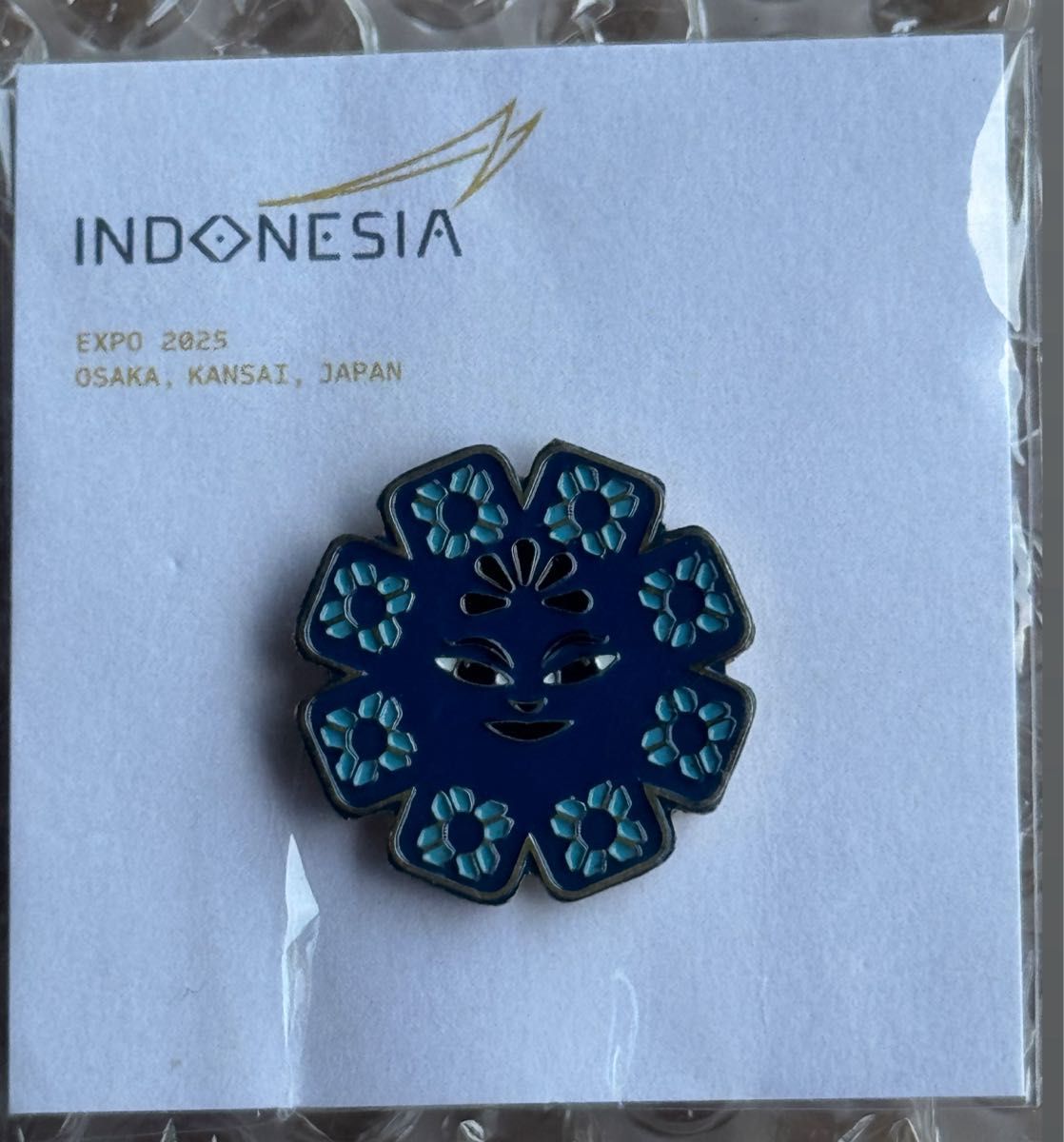 非売品　インドネシアパビリオン公式ピンバッジVIP　大阪関西万博 超レア】非売品 大阪万博 インドネシア VIP ピンバッジ スタッフ