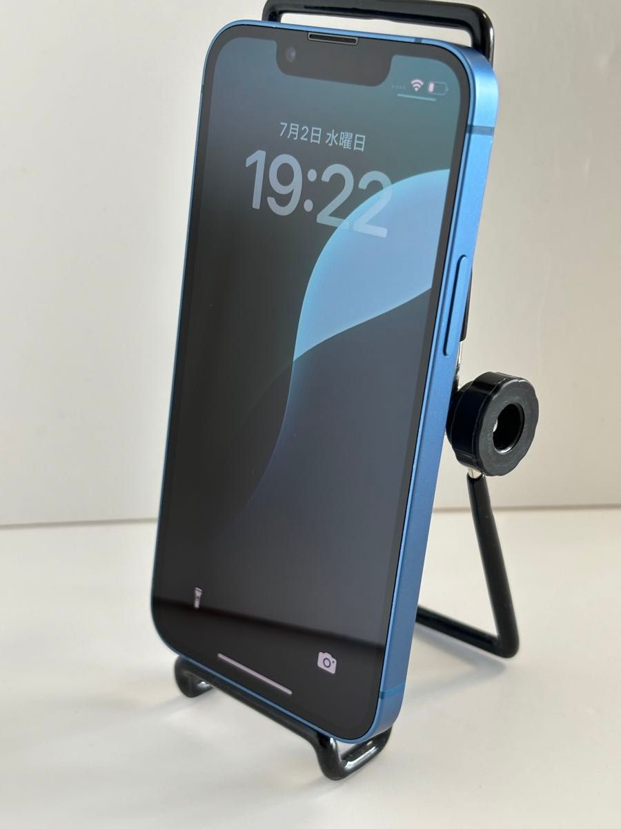 美品】iPhone 13 mini 128GB SIMフリー ブルー バッテリー100 美品】iPhone 13 mini 128GB SIMフリー ブルー バッテリー100